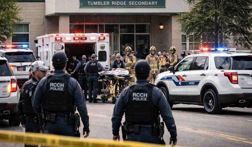 कनाडा के टम्बलर रिज में सामूहिक गोलीकांड से दहला माइनिंग टाउन (तस्वीर क्रेडिट@journalist_cafe)