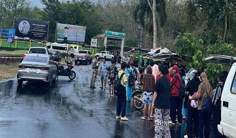 दक्षिणी थाईलैंड के स्कूल में गोलीबारी से दहशत (तस्वीर क्रेडिट@globaltimesnews)