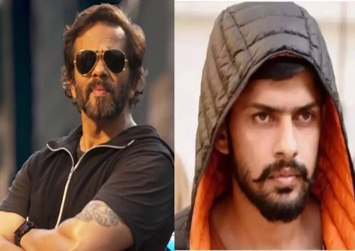 रोहित शेट्टी और लॉरेंस बिश्नोई (तस्वीर क्रेडिट@jaggirm)