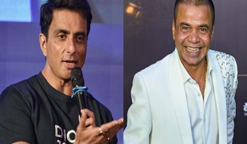 सोनू सूद और राजपाल यादव (तस्वीर क्रेडिट@NewsBookMedia)