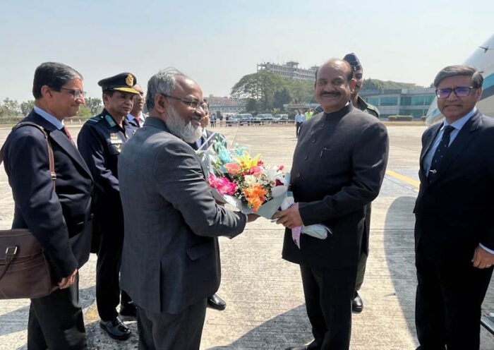 ढाका में नई सरकार का शपथ ग्रहण में ओम बिरला ने किया भारत का प्रतिनिधित्व (तस्वीर क्रेडिट@sg_tells)