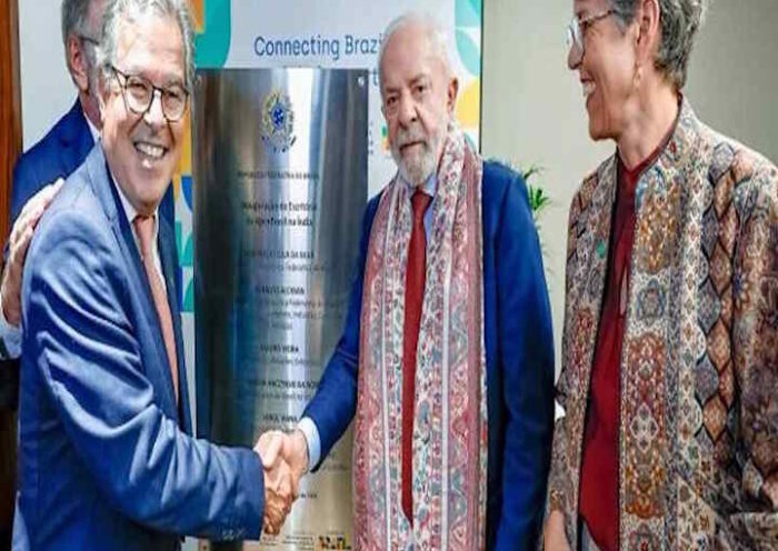 राष्ट्रपति लूला ने नई दिल्ली में एपेक्स कार्यालय का किया उद्घाटन (तस्वीर क्रेडिट@InvGurInd)