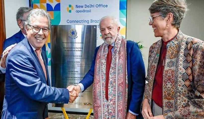 राष्ट्रपति लूला ने नई दिल्ली में एपेक्स कार्यालय का किया उद्घाटन (तस्वीर क्रेडिट@InvGurInd)