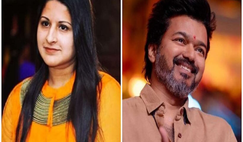 विजय और संगीता सोरनालिंगम (तस्वीर क्रेडिट@DileepBalasiya)