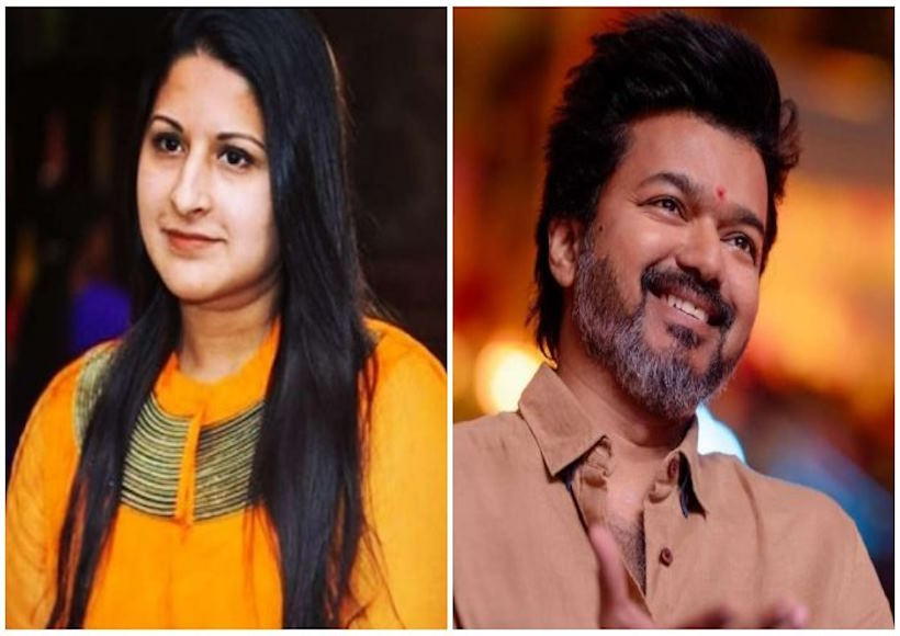 विजय और संगीता सोरनालिंगम (तस्वीर क्रेडिट@DileepBalasiya)