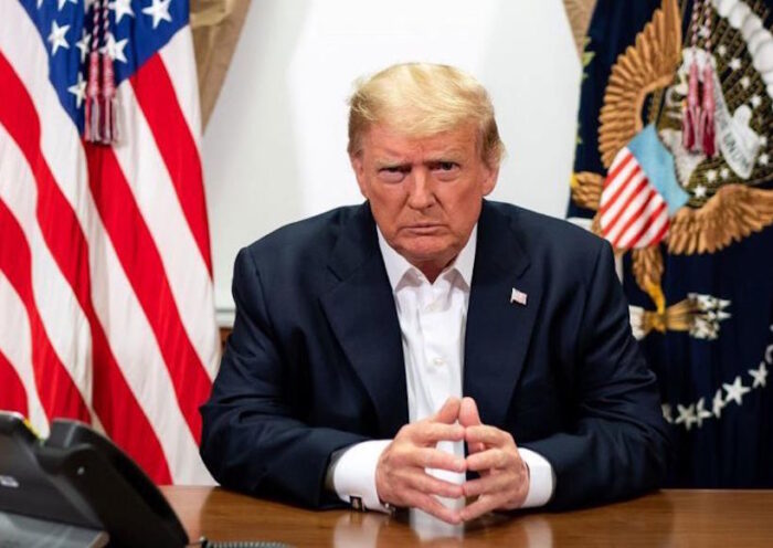 अमेरिका के राष्ट्रपति डोनाल्ड ट्रंप (तस्वीर क्रेडिट@garrywalia_)