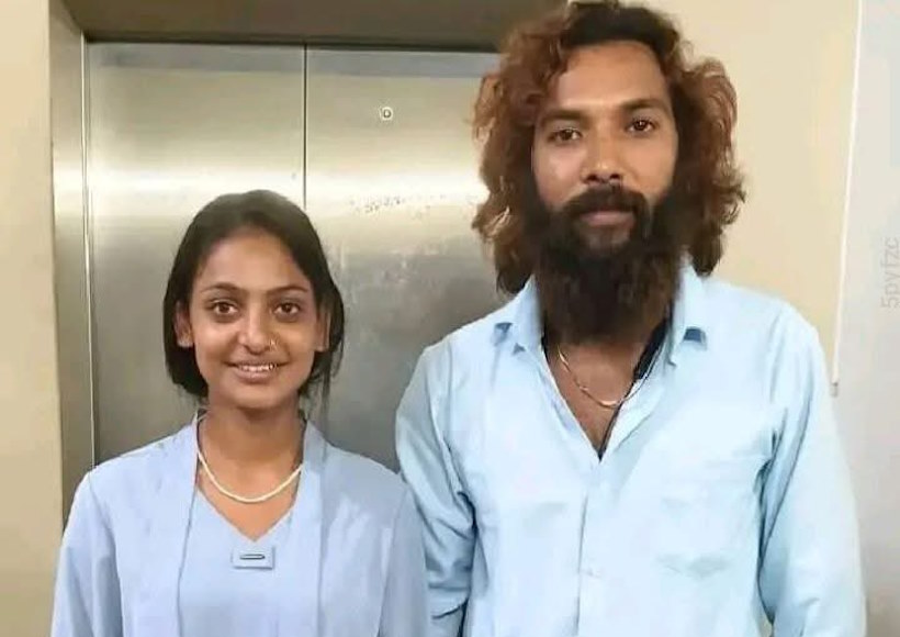 मोनालिसा भोसले और फरमान खान (तस्वीर क्रेडिट@Tiwariji___)