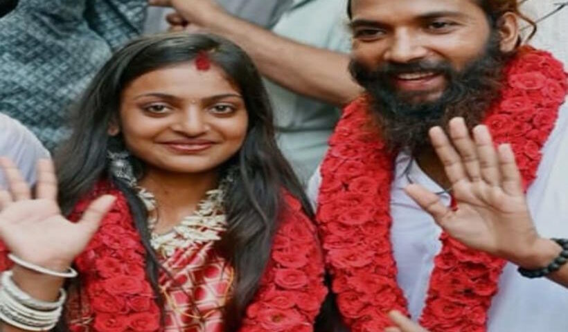 मोनालिसा भोसले और फरमान खान (तस्वीर क्रेडिट@BhanuNand)