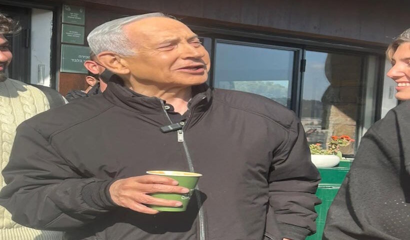 इजरायल के प्रधानमंत्री बेंजामिन नेतन्याहू (तस्वीर क्रेडिट@DhruvMishra1607)