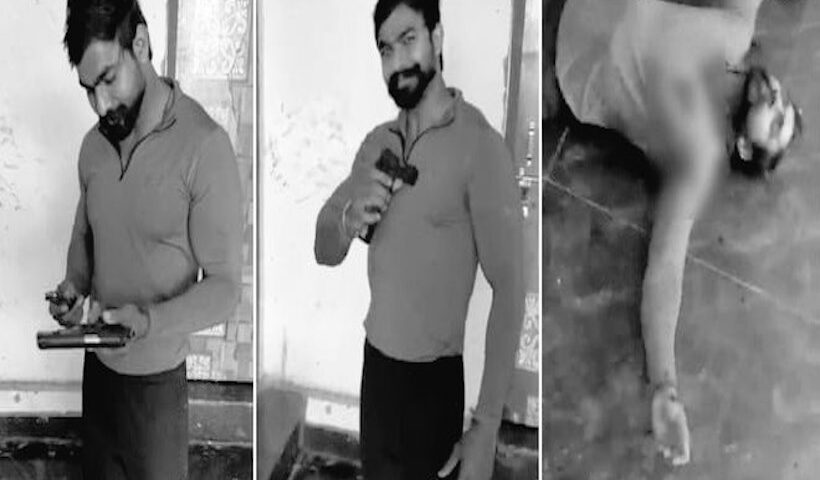 पूर्वी दिल्ली में स्टंट के दौरान युवक को लगी गोली (तस्वीर क्रेडिट@Riku9939)