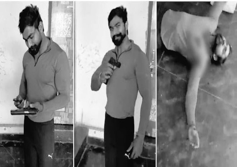 पूर्वी दिल्ली में स्टंट के दौरान युवक को लगी गोली (तस्वीर क्रेडिट@Riku9939)