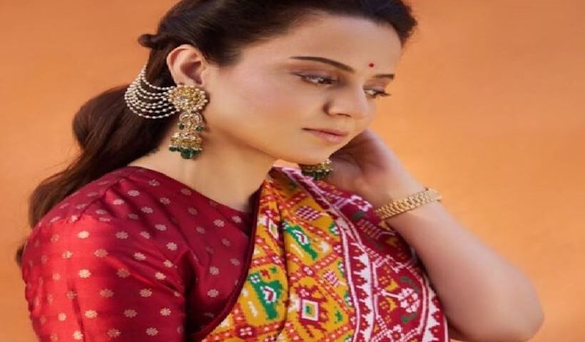 कंगना रनौत (तस्वीर क्रेडिट@rashtra_press)