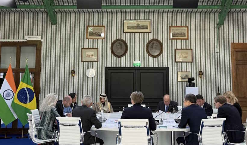 पेरिस में जी7 बैठक में शामिल हुए एस. जयशंकर (तस्वीर क्रेडिट@AIRNewsHindi)