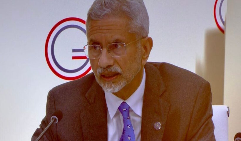 भारत के विदेश मंत्री एस. जयशंकर (तस्वीर क्रेडिट@rashtra_press)