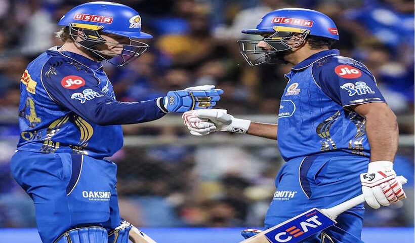 रोहित शर्मा और रयान रिकेल्टन (तस्वीर क्रेडिट@bvishnoi29)