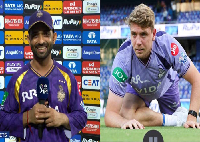 अजिंक्य रहाणे और कैमरून ग्रीन (तस्वीर क्रेडिट@Cricsam01)