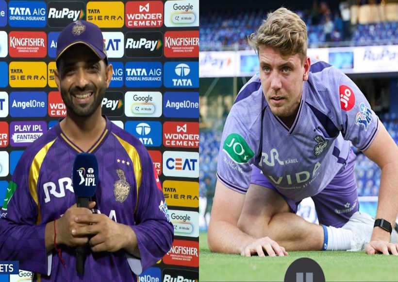 अजिंक्य रहाणे और कैमरून ग्रीन (तस्वीर क्रेडिट@Cricsam01)