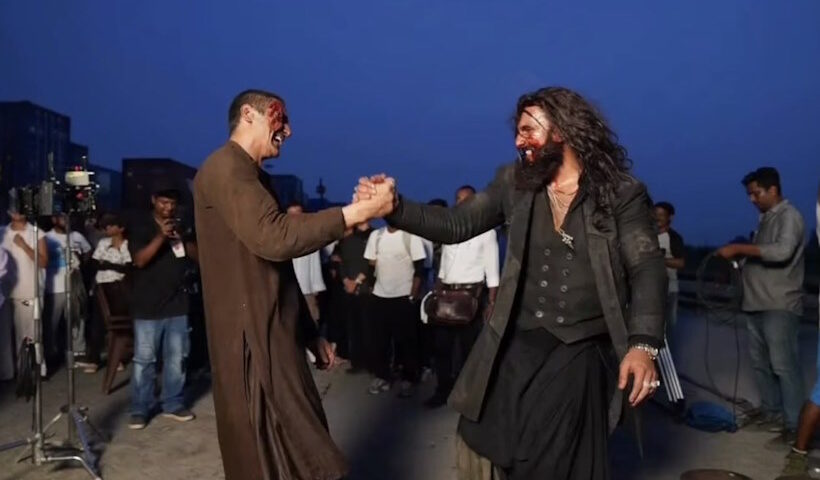 अर्जुन रामपाल और रणवीर सिंह (तस्वीर क्रेडिट@thatboymusty)