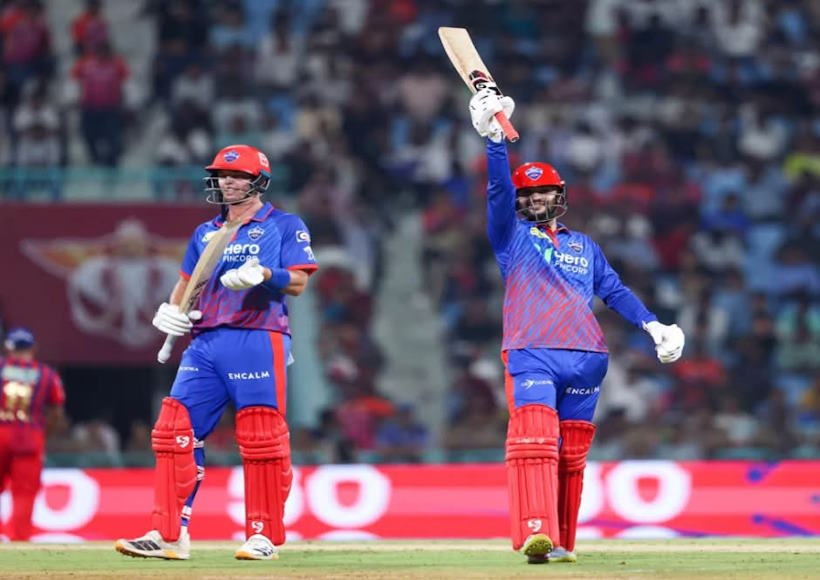 समीर रिजवी की दमदार पारी से दिल्ली कैपिटल्स ने जीत दर्ज की (तस्वीर क्रेडिट@vivek23mishra)