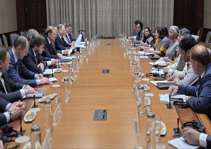 रूस के पहले डिप्टी पीएम डेनिस मंटुरोव दो दिवसीय भारत दौरे पर (तस्वीर क्रेडिट@AIRNewsHindi)