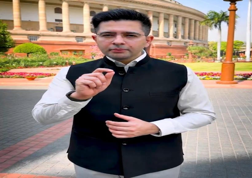 पंजाब से राज्यसभा सांसद राघव चड्ढा (तस्वीर क्रेडिट@pawansingh630)