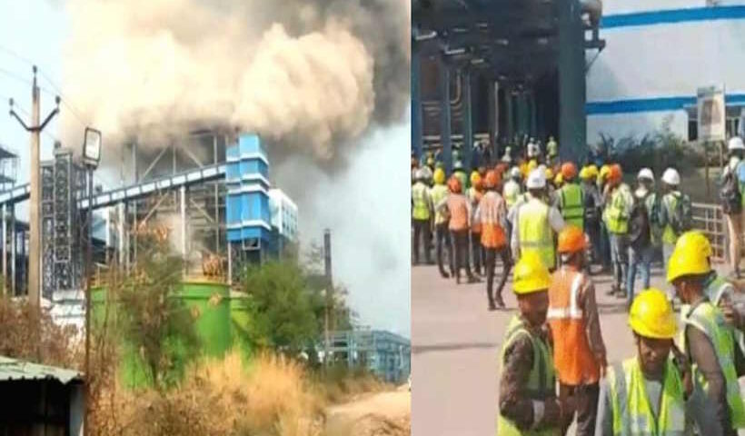 वेदांता प्लांट हादसे के बाद फिर उठे सुरक्षा पर सवाल (तस्वीर क्रेडिट@abvpcg)