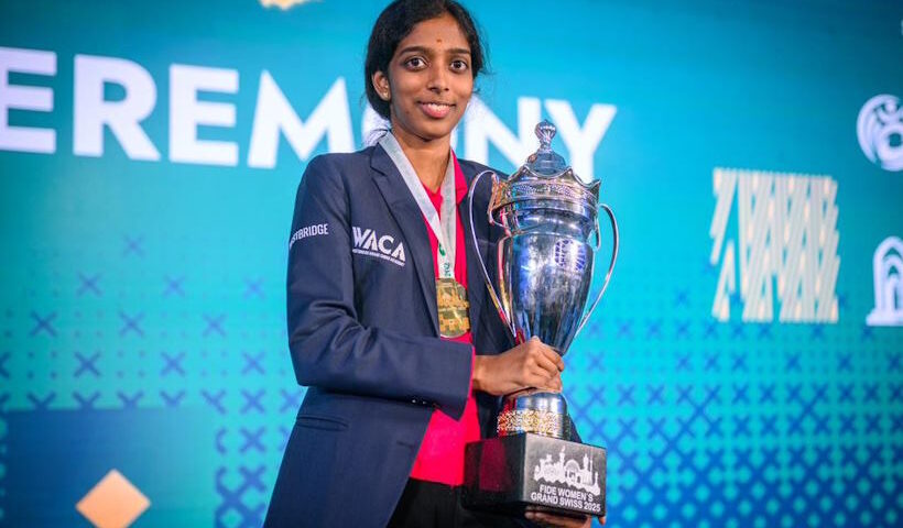 आर वैशाली (तस्वीर क्रेडिट@sandy_twitz)