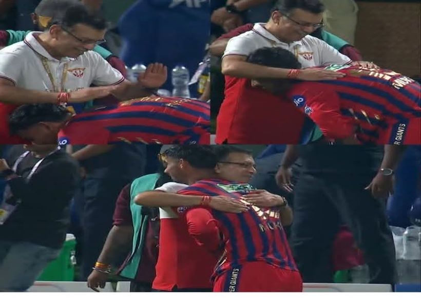 एलएसजी की जीत पर संजीव गोयनका का इमोशनल वीडियो वायरल हुआ (तस्वीर क्रेडिट@RaushanRRajput)