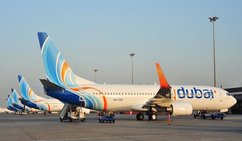 लखनऊ एयरपोर्ट पर दुबई-काठमांडू फ्लाइट फ्लाई दुबई की इमरजेंसी लैंडिंग (तस्वीर क्रेडिट@AviationAll_)