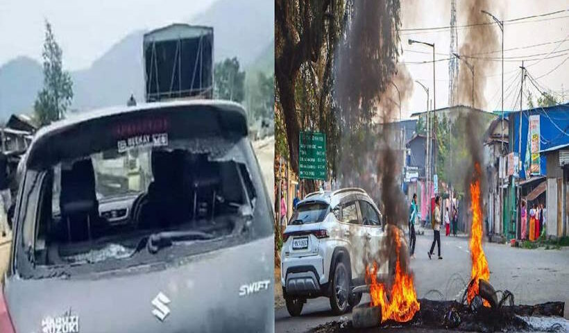 मणिपुर में दो नागा नागरिकों की हत्या पर उबाल (तस्वीर क्रेडिट@Northeast_Diary)