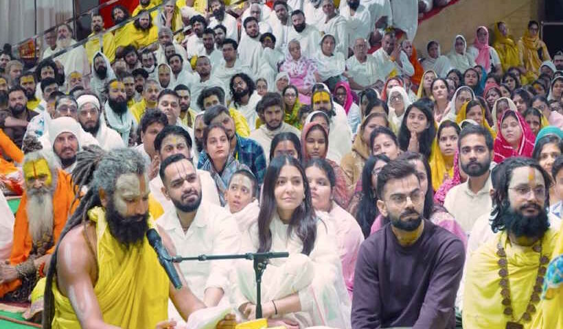 विराट कोहली और अनुष्का शर्मा (तस्वीर क्रेडिट@kundankumar2408)