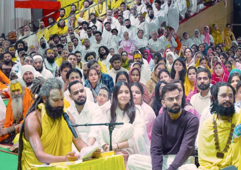 विराट कोहली और अनुष्का शर्मा (तस्वीर क्रेडिट@kundankumar2408)