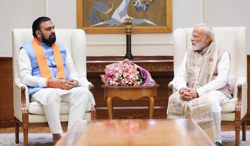 बिहार के नए मुख्यमंत्री सम्राट चौधरी और प्रधानमंत्री नरेंद्र मोदी (तस्वीर क्रेडिट@samrat4bjp)