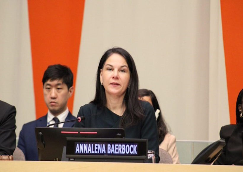 संयुक्त राष्ट्र महासभा की अध्यक्ष एनालेना बेयरबॉक (तस्वीर क्रेडिट@airnewsalerts)