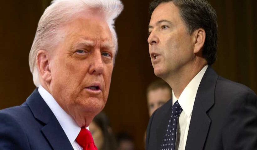 पूर्व एफबीआई निदेशक जेम्स कोमी और राष्ट्रपति डोनाल्ड ट्रंप (तस्वीर क्रेडिट@Riodoce_mx)