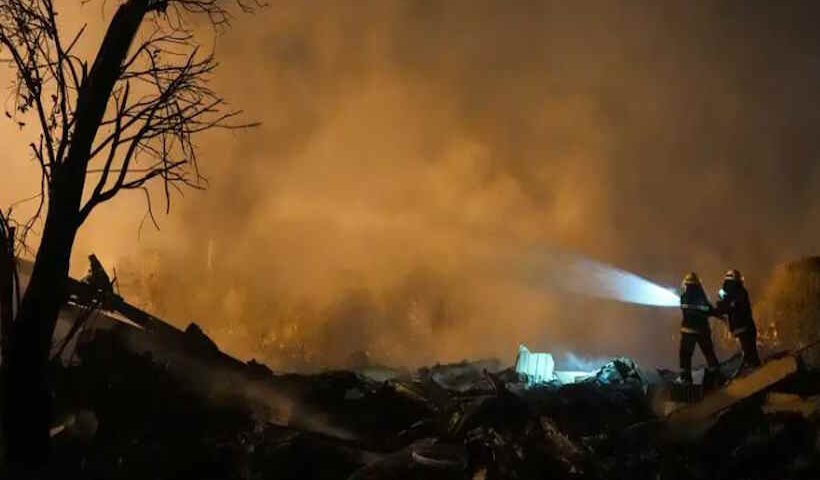 हुनान में पटाखा फैक्ट्री में भीषण विस्फोट में 21 लोगों की मौत (तस्वीर क्रेडिट@radiomursal)