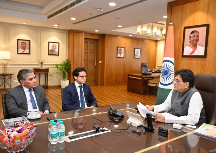 पीयूष गोयल ने ब्यूटी सेक्टर में नए अवसरों पर दिया जोर (तस्वीर क्रेडिट@PiyushGoyal)