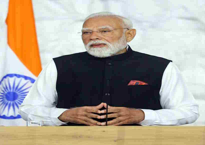 प्रधानमंत्री नरेंद्र मोदी (तस्वीर क्रेडिट@rashtra_press)