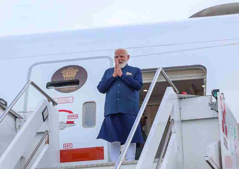 प्रधानमंत्री मोदी की विदेश यात्रा से भारत को बड़ा आर्थिक फायदा (तस्वीर क्रेडिट@rashtra_press)