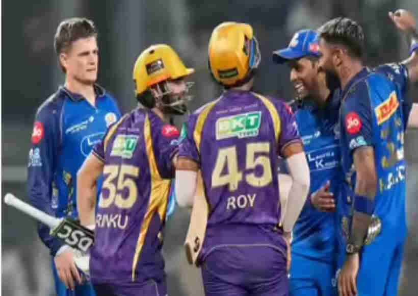 केकेआर ने मुंबई इंडियंस को हराकर प्लेऑफ की उम्मीदें रखीं जिंदा (तस्वीर क्रेडिट@UttamYadav_10)