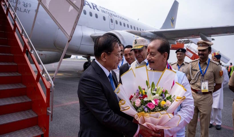 बोधगया से शुरू हुआ म्यांमार राष्ट्रपति का भारत दौरा (तस्वीर क्रेडिट@MEAIndia)