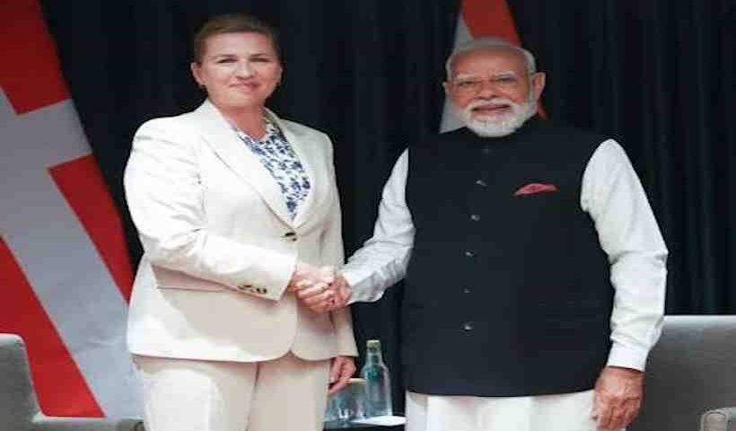 डेनमार्क की प्रधानमंत्री बनीं मेटे फ्रेडरिक्सन,पीएम मोदी ने दी बधाई (तस्वीर क्रेडिट@yuvaswapan)