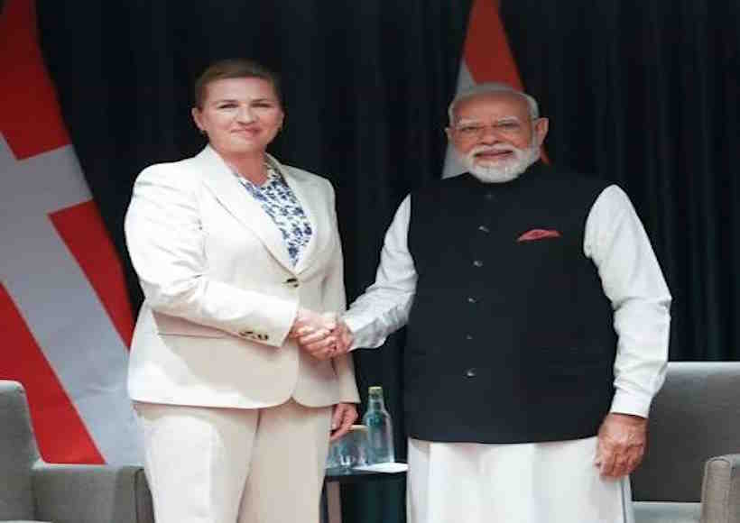 डेनमार्क की प्रधानमंत्री बनीं मेटे फ्रेडरिक्सन,पीएम मोदी ने दी बधाई (तस्वीर क्रेडिट@yuvaswapan)