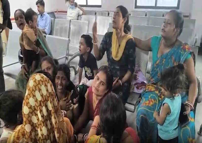 मुजफ्फरपुर के निजी अस्पताल में भीषण आग से 4 की मौत (तस्वीर क्रेडिट@rashtra_press)