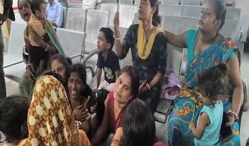 मुजफ्फरपुर के निजी अस्पताल में भीषण आग से 4 की मौत (तस्वीर क्रेडिट@rashtra_press)