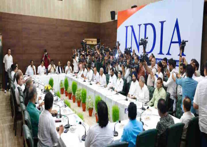 ‘इंडिया’ गठबंधन की अहम बैठक आज (तस्वीर क्रेडिट@INCOBCDept)