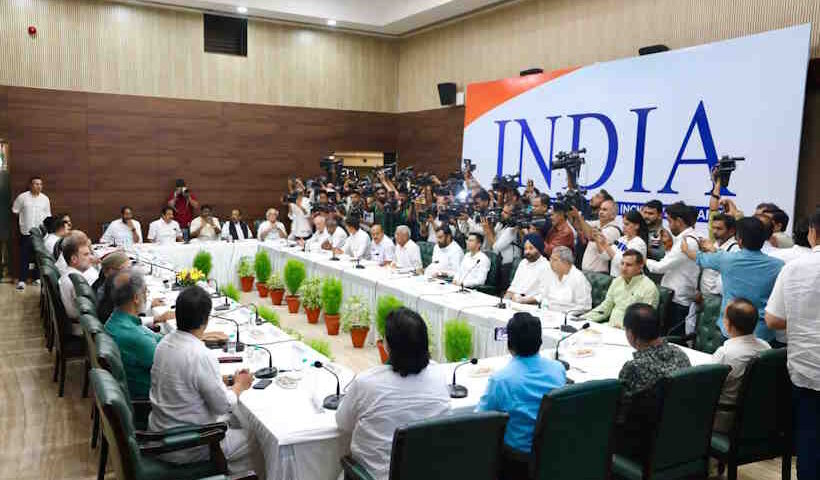 ‘इंडिया’ गठबंधन की अहम बैठक आज (तस्वीर क्रेडिट@INCOBCDept)
