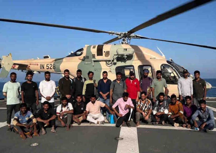 होर्मुज जलडमरूमध्य के पास जहाज में आग के बाद राहत,सभी 24 भारतीय क्रू सदस्य सुरक्षित (तस्वीर क्रेडिट@pm_next40821)