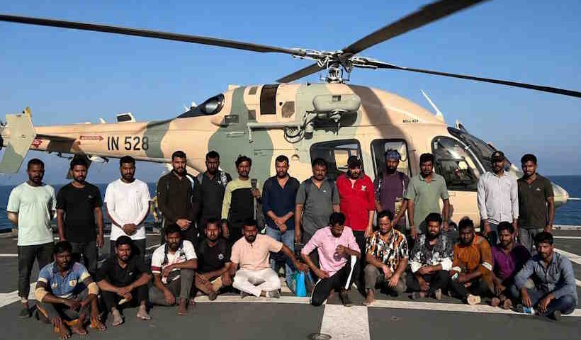 होर्मुज जलडमरूमध्य के पास जहाज में आग के बाद राहत,सभी 24 भारतीय क्रू सदस्य सुरक्षित (तस्वीर क्रेडिट@pm_next40821)