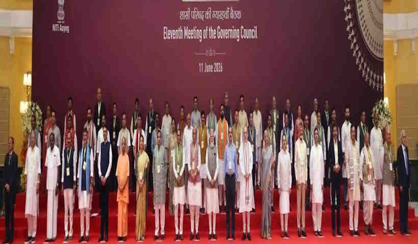 नीति आयोग की 11वीं गवर्निंग काउंसिल की बैठक (तस्वीर क्रेडिट@ashoklahiribjp)